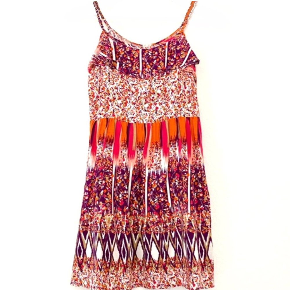 Xhilaration Multicolor Spaghetti Strap Dress